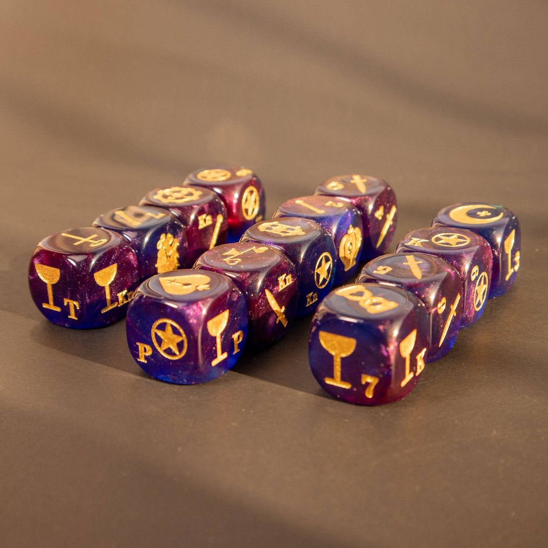 Ragnarok Tarot Dice "Sunset Sea"