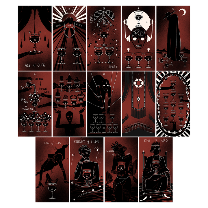 Dirty Red Tarot: Portable