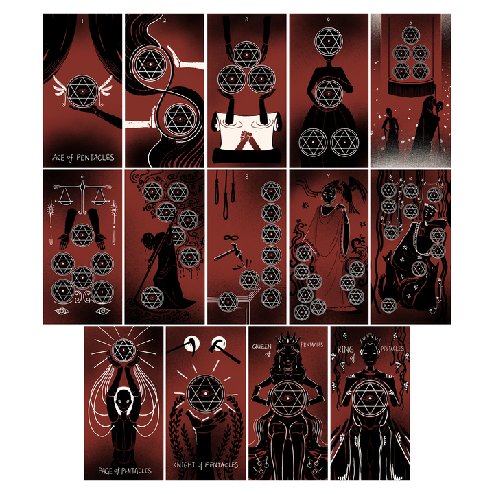 Dirty Red Tarot: Portable