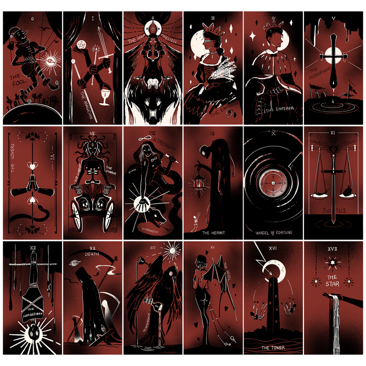 Dirty Red Tarot: Portable