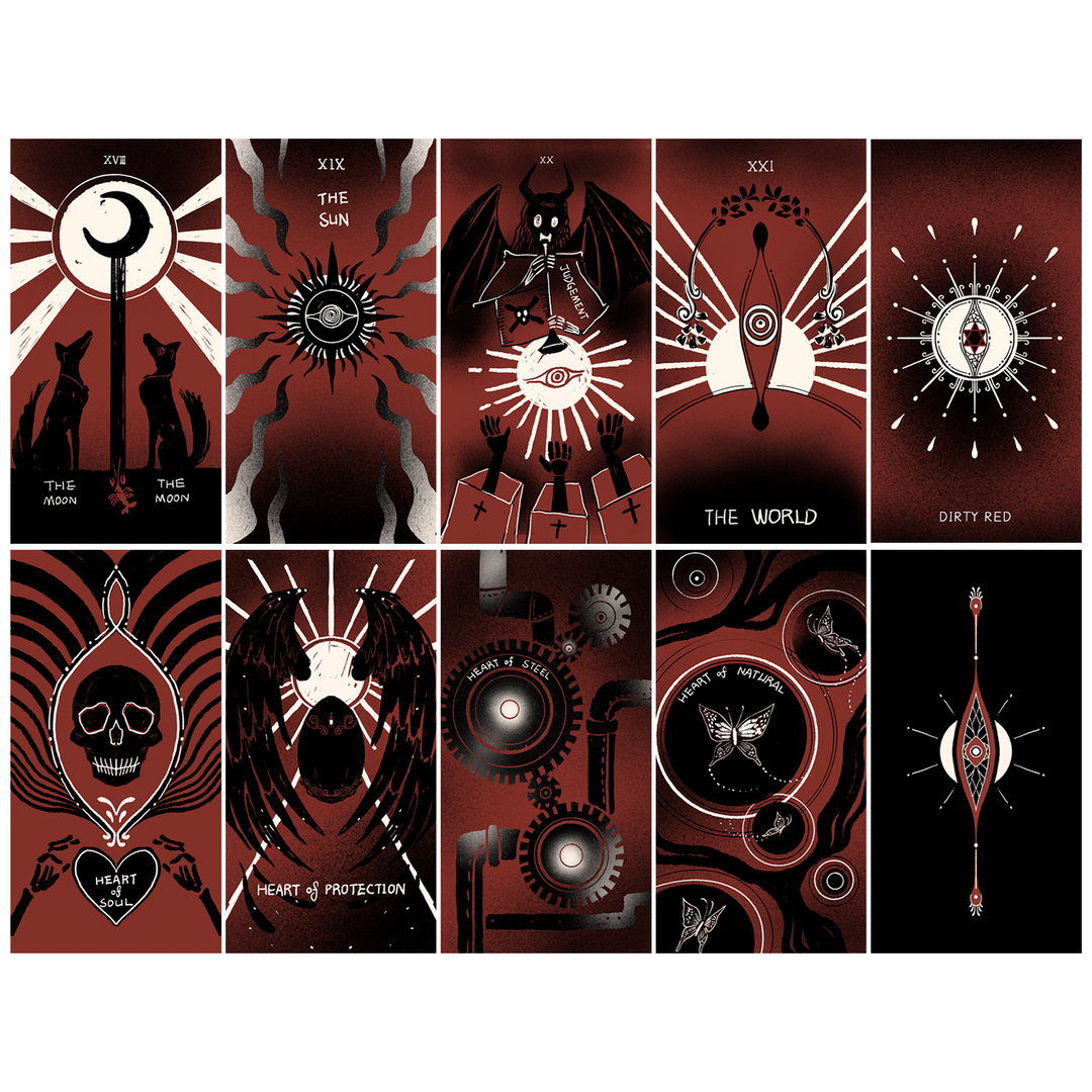Dirty Red Tarot: Portable